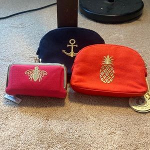 3 spartina 449 cosmetic bags
